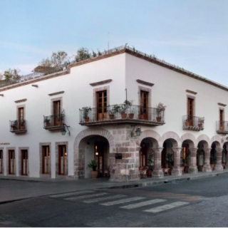 La mansión restaurada del siglo XVIII se encuentra en la plaza principal de Morelia. Fotografía: Alejandro Cartagena